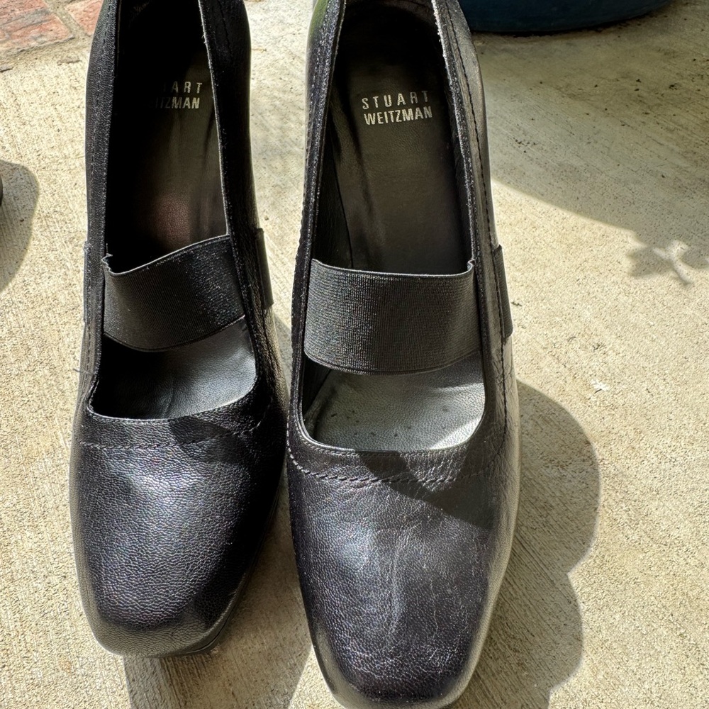 Stuart Weitzman Black Heels Classic Elegance